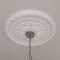 Ekena Millwork Palmetto Ceiling Medallion (Fits Canopies up to 5"), 20 7/8"OD x 3 5/8"ID x 1 5/8"P, Primed White CM20PM - alternate 8